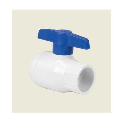3" Utility Ball Valve - White - PVC