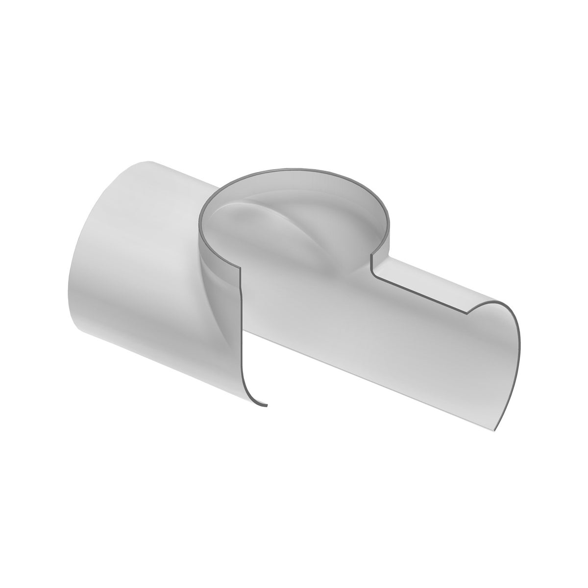 6 x 2" Pipe Saddle - Molded PVC