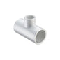 Reducing Tee, 2-1/2 x 2-1/2 x 3/4 in, White