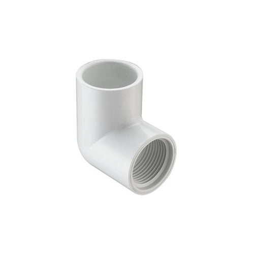 2-1/2" PVC 90° Elbow - Socket x FNPT