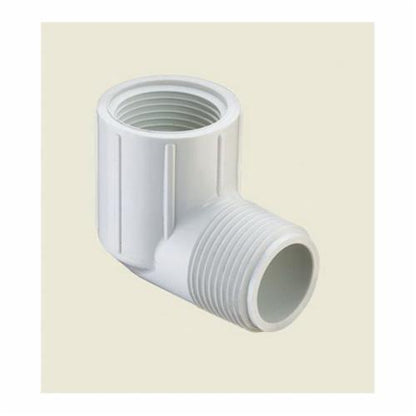 1-1/4" PVC 90° Elbow - MNPT x FNPT