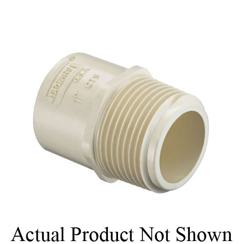 Spears® EverTUFF® CTS 4136-012 Male Adapter, 1-1/4 in, MNPT x Socket, CPVC, Domestic