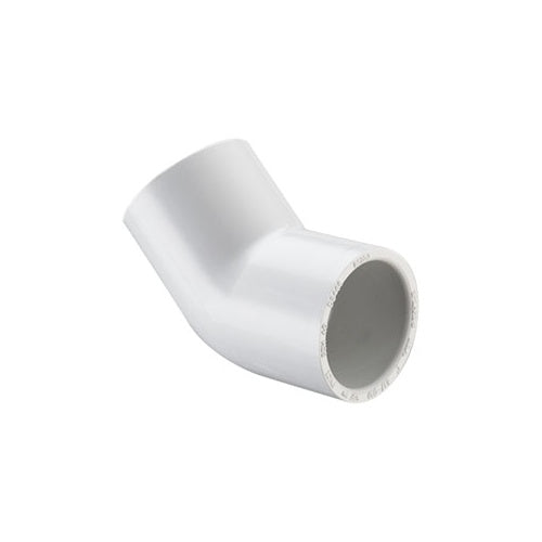 10" Standard 45° Elbow - PVC - Socket