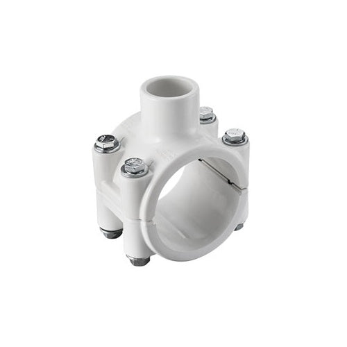 2-1/2 x 1-1/2" Clamp-On Pipe Saddle - SCH 40/Std