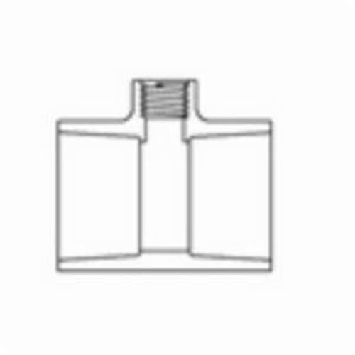 6 x 6 x 1-1/2" Reducing Tee - CPVC - Socket x Socket x FNPT