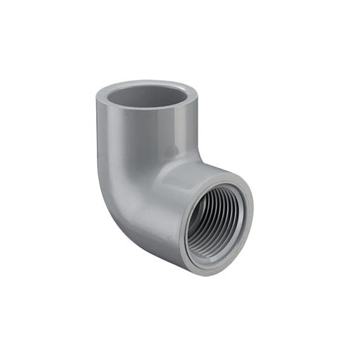 Spears® 807-005C Standard 90 deg Elbow, 1/2 in, Socket x FNPT, SCH 80/XH, CPVC, Domestic