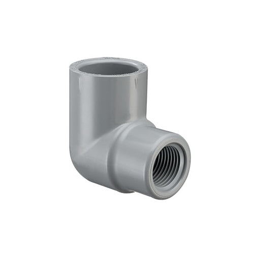 Spears® 807-130C Reducing 90 deg Elbow, 1 x 12 in, Socket x FNPT, SCH 80/XH, CPVC, Domestic