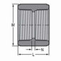 1/4" Coupling - CPVC - FNPT