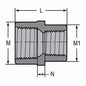 3/4 x 1/2" Reducing Coupling - CPVC - FNPT