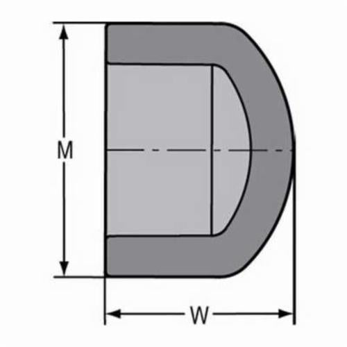 Spears® 847-003C Cap, 3/8 in, Socket, SCH 80/XH, CPVC, Domestic