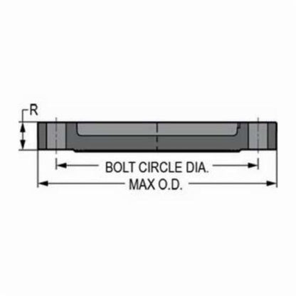 1-1/4" Blind Flange - CPVC - SCH 80/Xh