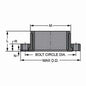 Spears® 854-005C 2-Piece Van Stone Flange, 1/2 in Nominal, CPVC, Socket Connection, 3-1/2 in OD, Domestic