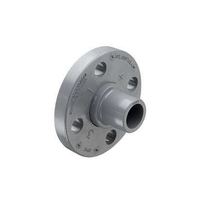 6" 2-Piece Van Stone Flange with Plastic Ring - CPVC