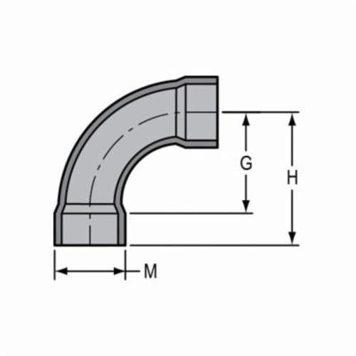 4" Standard 90° Elbow - SCH 80/Xh