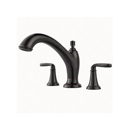 Pfister® Professional Grade Roman Tub Trim, Northcott™, 15 gpm Flow Rate, 9 to 16 in Center, 2 Handles, Function: Traditional