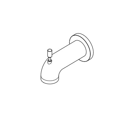 Tub Spout - PVD Brushed Nickel