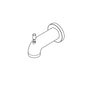 Tub Spout - PVD Brushed Nickel