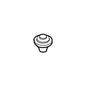 Pfister® 941-800A Traditional Knob, For Use With 03 Series 2-Handle Tub and Shower, Polished Chrome