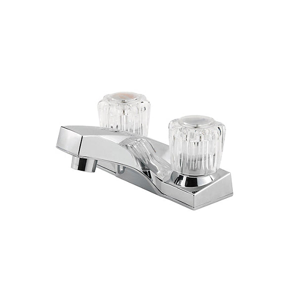 Pfister® LG143-6002 Centerset Lavatory Faucet, Pfirst Series™, Polished Chrome, 2 Handles, 1.2 gpm Flow Rate
