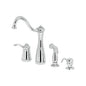 Pfister® LG26-4NCC Professional Grade Kitchen Faucet, Marielle™, 1.75 gpm Flow Rate, 4 to 9 in Center, Swivel Spout, Polished Chrome, 1 Handle