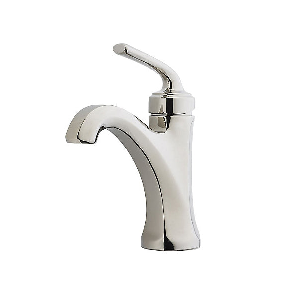Pfister® Arterra™, 1.2 gpm Flow Rate, 5-21/32 in H Spout, 1 Handles, Metal Pop-Up Drain, 1 Faucet Holes, Function: Traditional