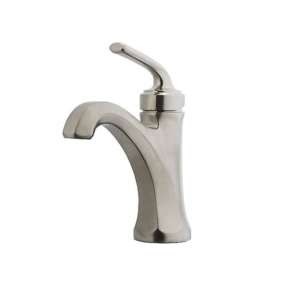 Pfister® Arterra™, 1.2 gpm Flow Rate, 5-21/32 in H Spout, 1 Handles, Metal Pop-Up Drain, 1 Faucet Holes, Function: Traditional