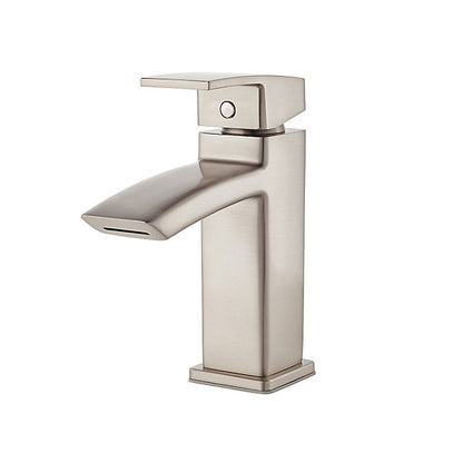 Pfister® Professional Grade Closed Centerset Lavatory Faucet, Kenzo™, 1.2 gpm Flow Rate, 3-31/32 in H Spout, 1 Handles, Metal Pop-Up Drain, 1 Faucet Holes, Function: Traditional