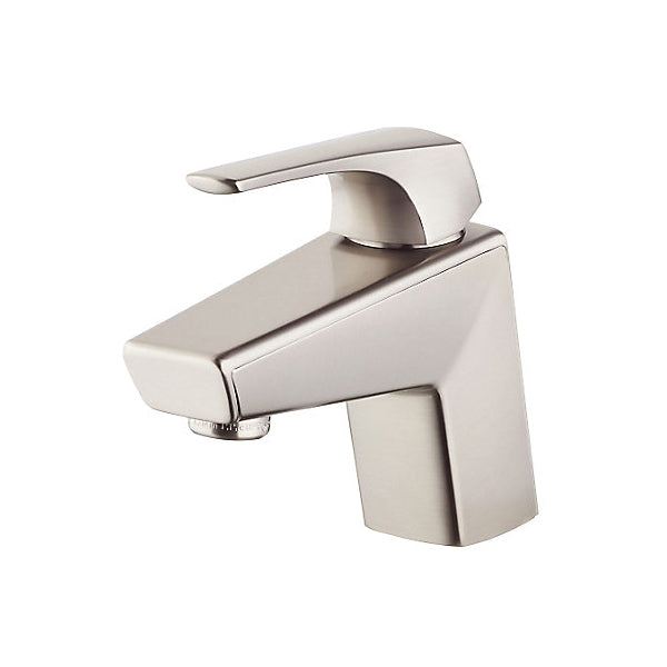 Pfister® Professional Grade Lavatory Faucet, Arkitek™, 1.2 gpm Flow Rate, 2-23/32 in H Spout, 1 Handles, Push and Seal™ Pop-Up Drain, 1 Faucet Holes, Function: Traditional