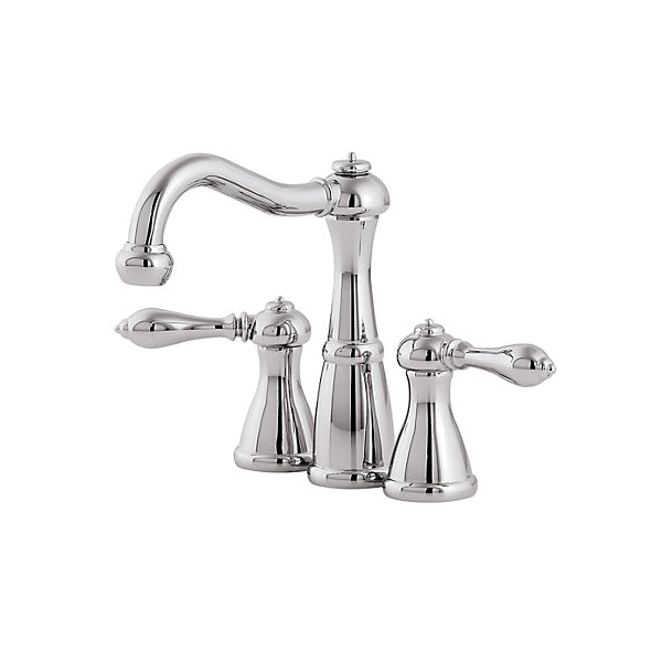 Pfister® Marielle™ Professional Grade Mini-Widespread Lavatory Faucet, 1.2 gpm Flow Rate, 4-7/8 in H Spout, 4 in Center, 2 Handles, Metal Pop-Up Drain