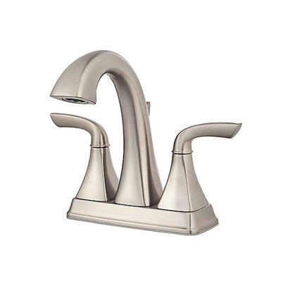 Pfister® Bronson™ Centerset Lavatory Faucet, 2 Handles, Metal Pop-Up Drain, 1.2 gpm Flow Rate