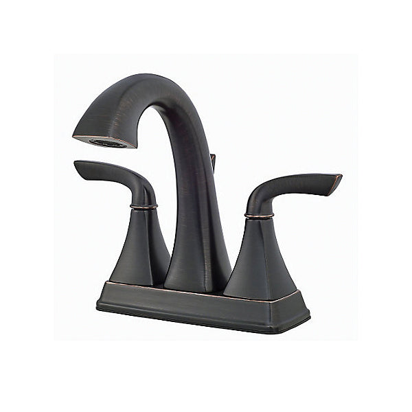 Pfister® Bronson™ Centerset Lavatory Faucet, 2 Handles, Metal Pop-Up Drain, 1.2 gpm Flow Rate