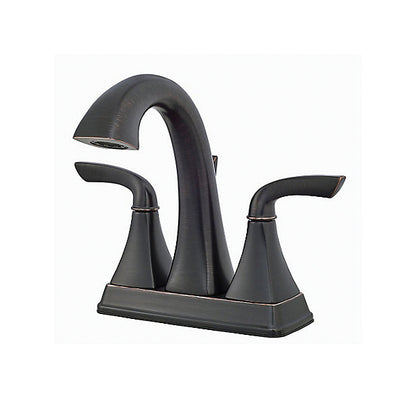 Pfister® Bronson™ Centerset Lavatory Faucet, 2 Handles, Metal Pop-Up Drain, 1.2 gpm Flow Rate