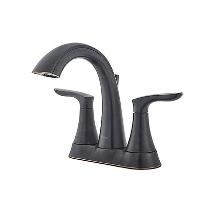 Pfister® Centerset Lavatory Faucet, Weller™, 2 Handles, Metal Pop-Up Drain, 1.2 gpm Flow Rate