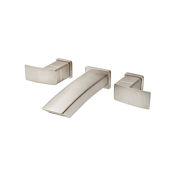 Pfister® Professional Grade Closed Lavatory Faucet, Kenzo™, 1.2 gpm Flow Rate, 8 in Center, 2 Handles, Function: Traditional