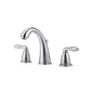 Pfister® 1.2 gpm Flow Rate, 4-7/16 in H Spout, 8 to 15 in Center, 2 Handles, Metal Pop-Up Drain, Import,errano™