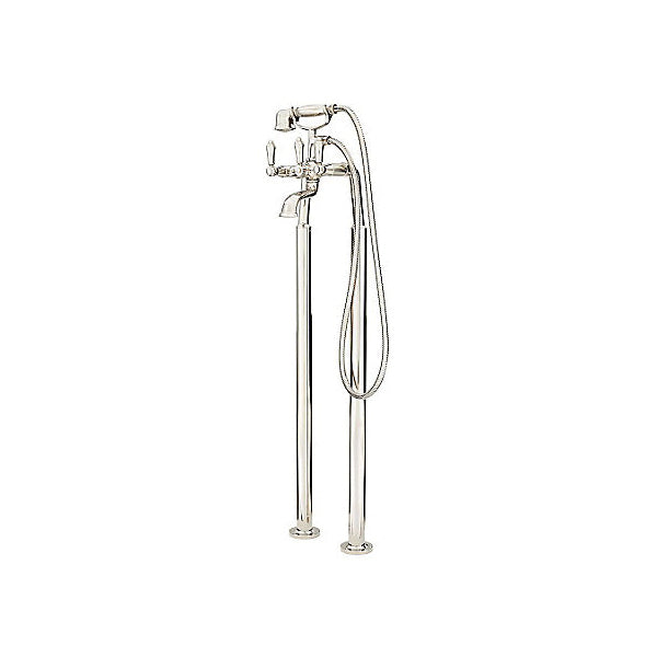 Pfister® Free Standing Traditional Double Riser Tub Filler, 9 gpm Flow Rate, 5-29/32 in Center