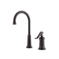 Pfister® LG72-YP2Y Bar and Kitchen Island Faucet, Ashfield™, Tuscan Bronze, 1 Handle, 1.75 gpm