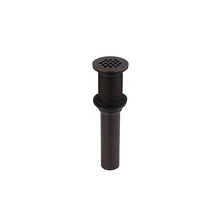 Grade Universal Grid Bathroom Faucet Strainer, Rustic Bronze