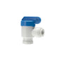 3/8 x 1/4" Shut-Off Valve - Polypropylene - Tube x FNPT