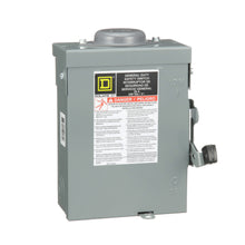 Square D™ DU321RB E2 Series General Duty Non-Fusible Iceproof Rainproof Safety Switch, 240 V AC, 30 A, 7-1/2 hp, 3PST Contact, 3 Poles