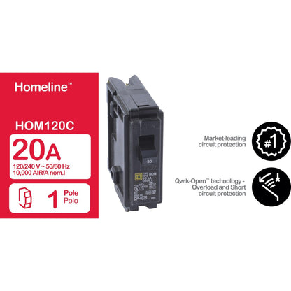 Hom - Standard Circuit Breaker - 1 Poles
