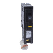 Square D™ HOM120GFICP Miniature Circuit Breaker, 120 V AC, 20 A, 10 kA Interrupt, 1 Poles