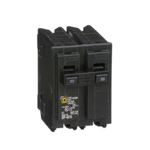Schneider Electric HOM230CP Standard Miniature Circuit Breaker, 120/240 V AC, 30 A, 10 kA Interrupt, 2 Poles