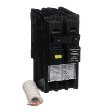 Square D™ Homeline™ HOM230GFIC 2-Space Class A Ground Fault Protecting Miniature Circuit Breaker, 120/240 V AC, 30 A, 10 kA Interrupt, 2 Poles