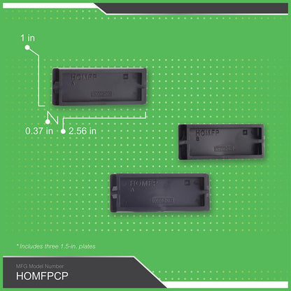 Filler Plate - 2.56" W - Plug-On