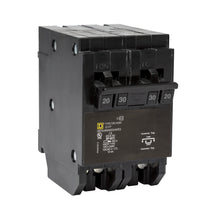 Square D HOMT220230CP HOM Tandem Circuit Breaker, 120, 240 V AC, 20, 30 A, 10 kA Interrupt, 2 Poles, Thermal Magnetic Trip