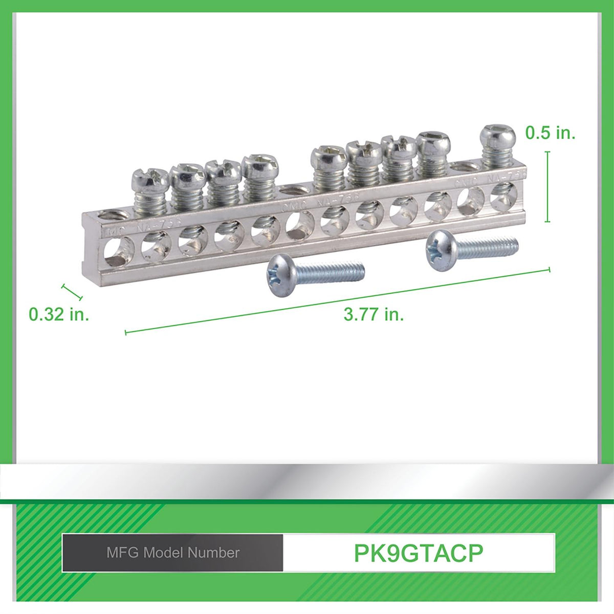 Ground Bar Kit - 225 A