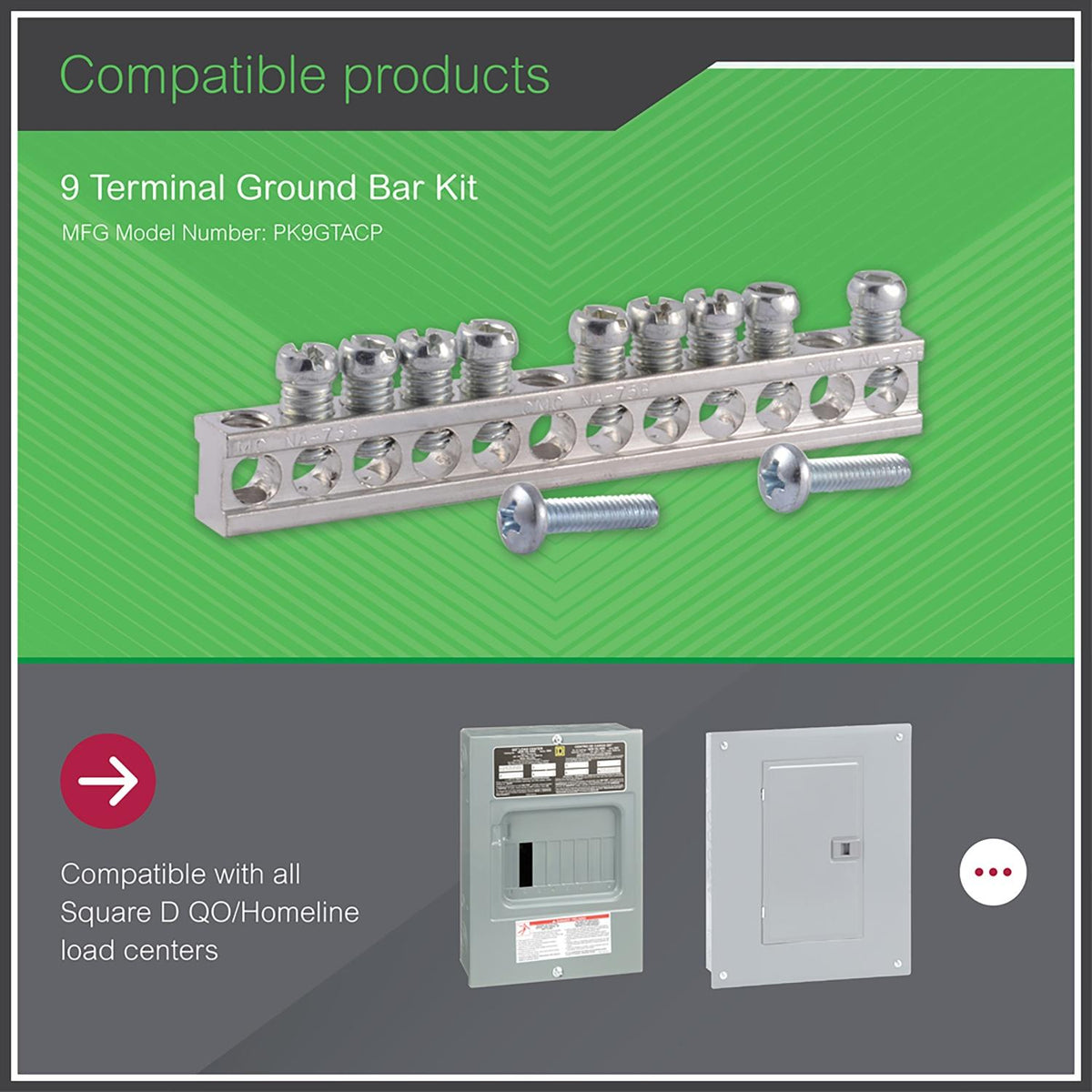 Ground Bar Kit - 225 A