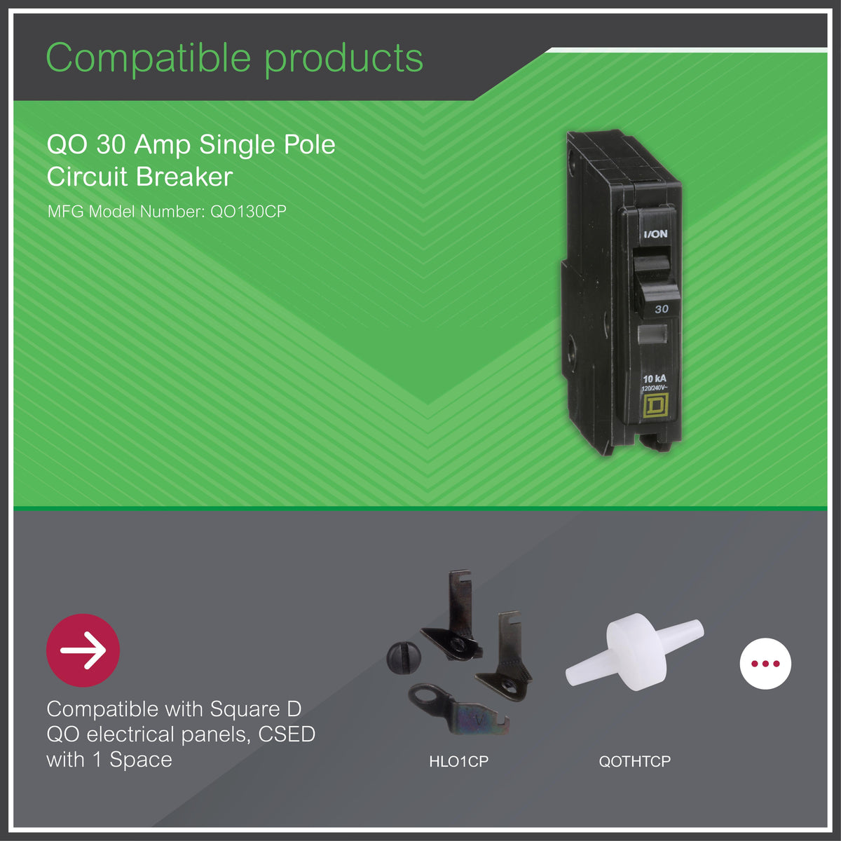 Low Voltage Circuit Breaker - Plug-in - 30 A