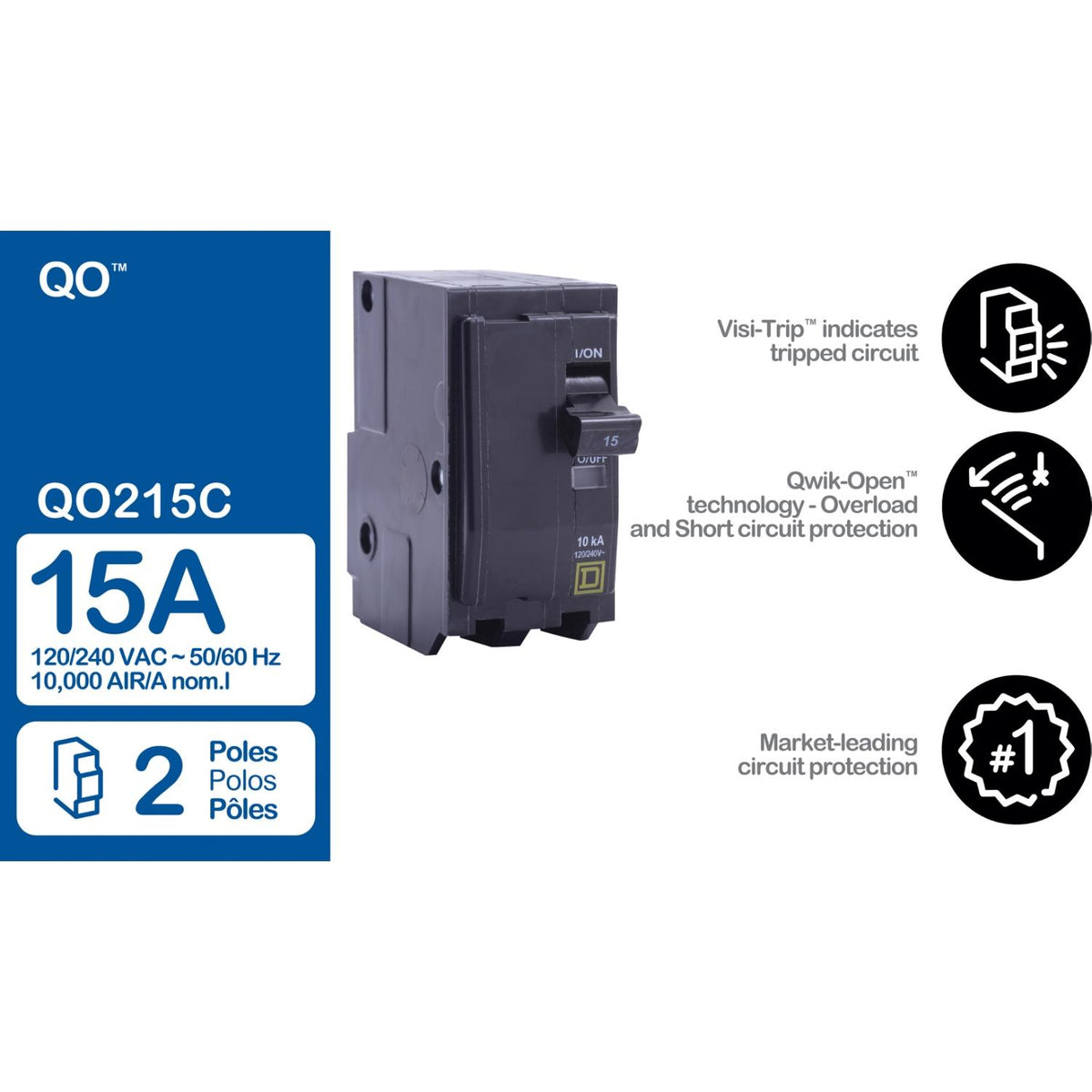Qo - Circuit Breaker - 15 A